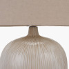 Greta Natural and Cream Textured Ceramic Table Lamp