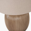 Greta Brown and Black Textured Ceramic Table Lamp