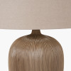 Greta Brown and Black Textured Ceramic Table Lamp