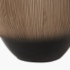 Greta Brown and Black Textured Ceramic Table Lamp