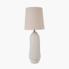 Laila Natural Organic Tall Ceramic Table Lamp