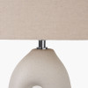 Laila Natural Organic Tall Ceramic Table Lamp