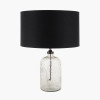 Ophelia Small Grey Bubble Glass Table Lamp Base