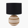 Talalla Cream and Natural Sea Grass Round Table Lamp Base