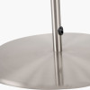 Elin Brushed Silver and Steel Grey Table Lamp