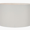 Amalia Natural Ombre Textured Stoneware Tall Table Lamp Base with Harry 35cm Ivory Poly Cotton Cylinder Drum Lampshade