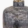 Vulcan Textured Volcanic Effect Grey Small Stoneware Table Lamp Base