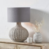 Allona Grey Wash Rattan Table Lamp