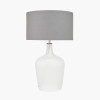 Tamsin Frosted White Glass Table Lamp