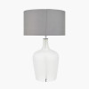 Tamsin Frosted White Glass Table Lamp