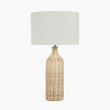 Anika Natural Rattan Bottle Table Lamp