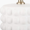 Sohan White Bobbled Ceramic Tall Table Lamp Base