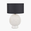 Wrenley Cream Ceramic Sea Urchin Table Lamp Base