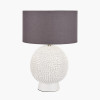 Wrenley Cream Ceramic Sea Urchin Table Lamp Base