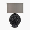 Wrenley Black Ceramic Sea Urchin Table Lamp Base