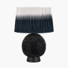 Wrenley Black Ceramic Sea Urchin Table Lamp Base