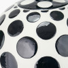 Larisa Black Polka Dot Ceramic Table Lamp Base