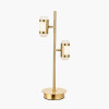 Alondra Gold Metal and White Glass LED Table Lamp