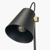 Theia Black and Brushed Brass Task Table Lamp