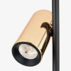 Xena Black and Rose Gold Metal LED Table Lamp