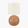 Ezekiel Natural Terracotta Textured Ball Table Lamp