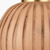 Ezekiel Natural Terracotta Textured Ball Table Lamp