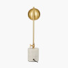 Eloise Gold Metal and Marble Table Lamp