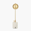 Eloise Gold Metal and Marble Table Lamp