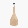 Corella Natural Mango Wood Curved Table Lamp Base