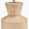 Koa Natural Mango Wood Contemporary Table Lamp Base