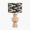 Koa Natural Mango Wood Contemporary Table Lamp Base