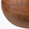 Kiah Brown Oiled Finish Mango Wood Round Table Lamp Base