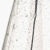 Elysia Bubble Glass and Silver Metal Table Lamp Base with Edward 40cm Natural Linen Cylinder Lampshade