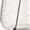 Elysia Bubble Glass and Silver Metal Table Lamp