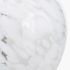 Aurora Speckled White Glass Table Lamp