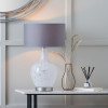 Aurora Speckled White Glass Table Lamp