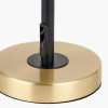 Bryce Black and Gold Metal Rise and Fall Table Lamp