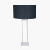 Langston Nickel Metal Column Table Lamp Base