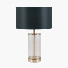 Westwood Clear Glass and Champagne Metal Table Lamp Base