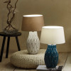 Gaudi White Stoneware Geometric Table Lamp Base