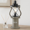 Gibson Antique Wood Lantern Table Lamp