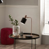 Biba Black and Antique Copper Metal Table Lamp