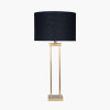 Langston Satin Brass Metal Column Table Lamp Base