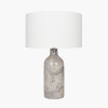 Keros Marble Effect Gold Leaf Glaze Stoneware Table Lamp Base