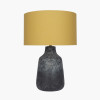 Vulcan Textured Volcanic Effect Grey Stoneware Table Lamp Base