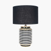 Mono Humbug Black and White Tall Table Lamp Base