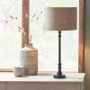 Rhode Matt Black Stick Metal Table Lamp Base