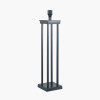 Langston Matt Black Metal Column Table Lamp Base