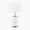 Carrara Marble Effect Ceramic Table Lamp