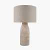 Palawan Stone Grey Feather Stoneware Table Lamp Base